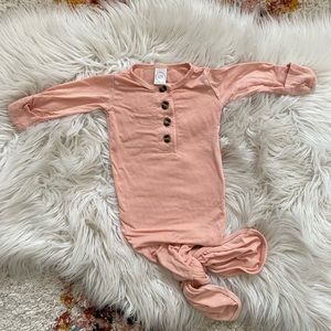 Lou Lou & Co knotted newborn gown
